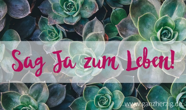 Sag JA zum Leben Dieser Text hat mir geholfen, Frieden zu finden